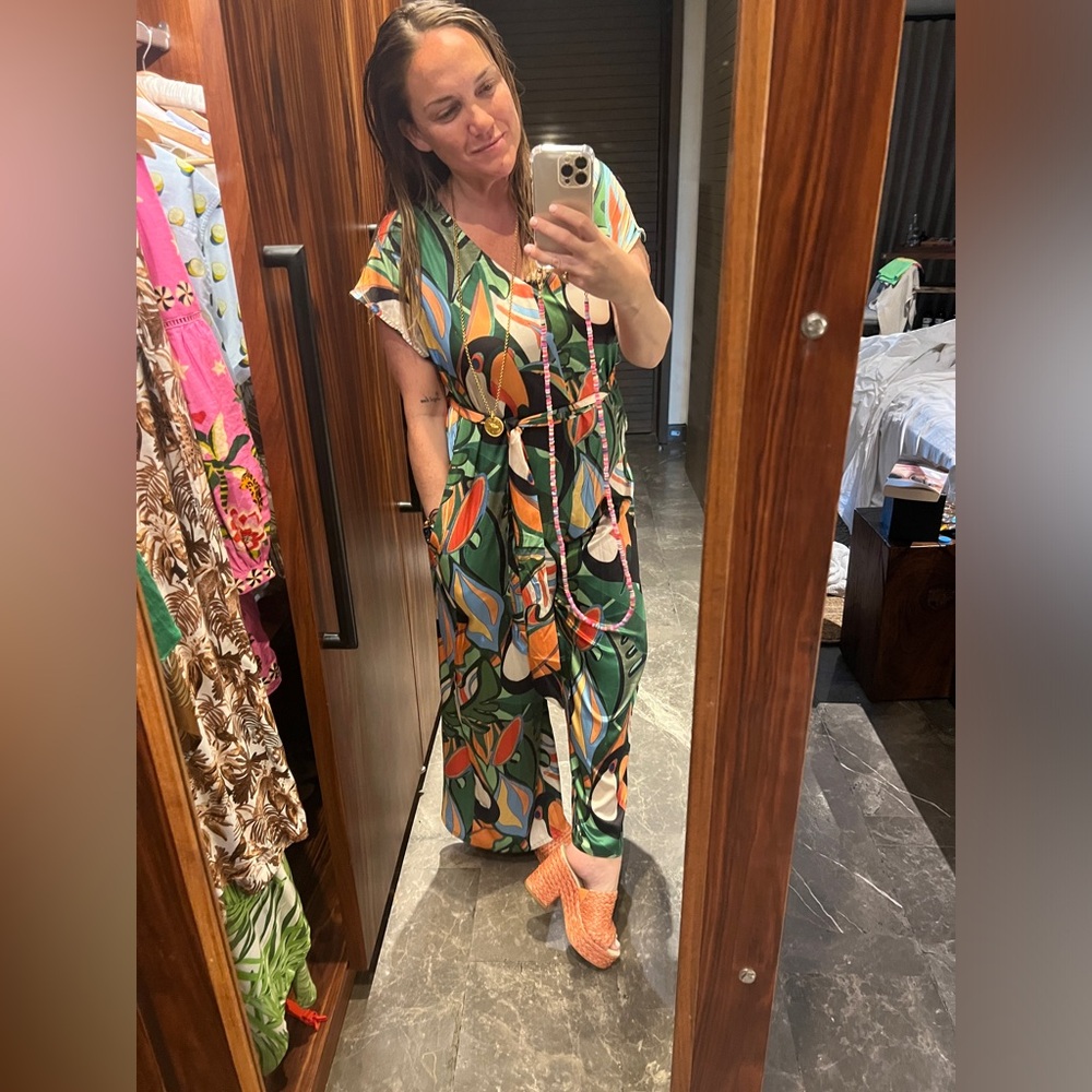 Lulus tropical jumpsuit